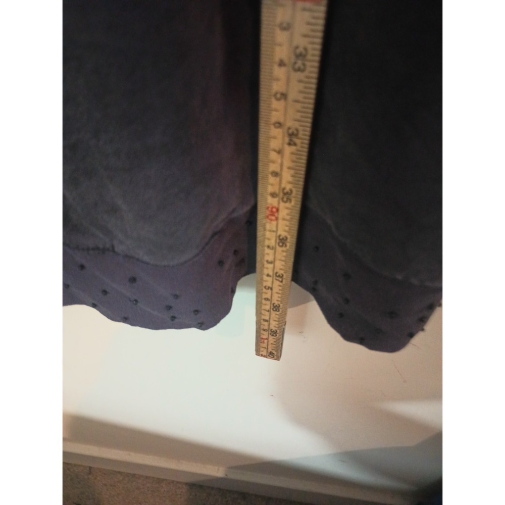 Judith Hart Womens 100% Silk Slip Dress Nightgown Large Gray Beaded Trim... - Picture 3 of 8